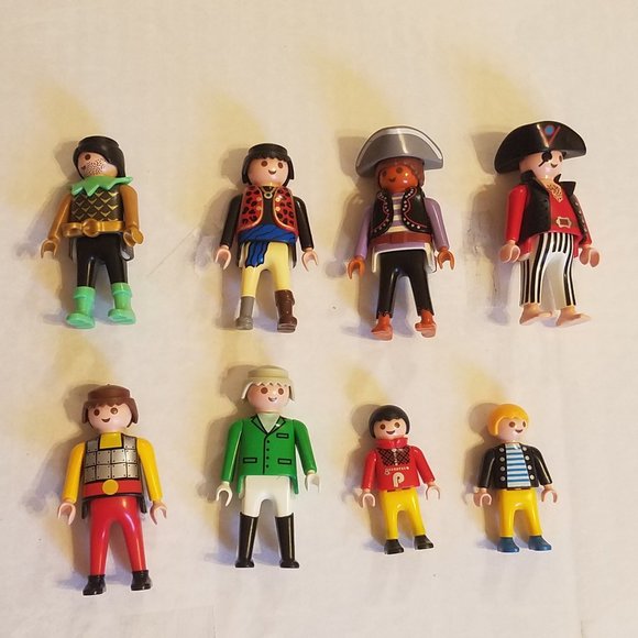 Playmobil Vintage Rare Collectable Figures 90's Lot of 8 (Set#3) - Picture 1 of 9